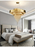 fancilighting Art design gold LED chandelier for living room, bedroom.