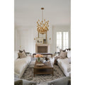 Hinkley Lighting Flora 26 Inch 6-Light Chandelier, Burnished Gold