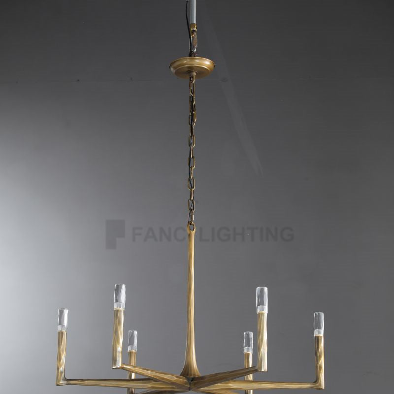 Thomas Living Room Bedroom Dining Table Forged Chandelier