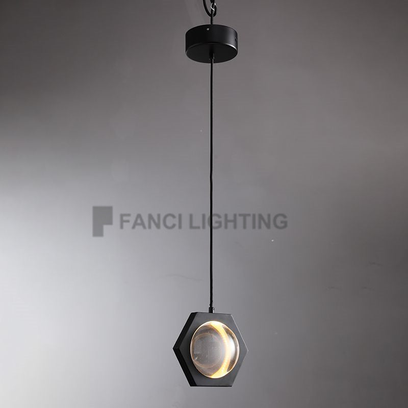 Planet Modern Crystal Ball Pendant Light, Kitchen Island Pendant