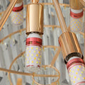 Luxury Hotel Hallway Ceiling Lighting Fixture Tiered Round Crystal Chandelier D47.2