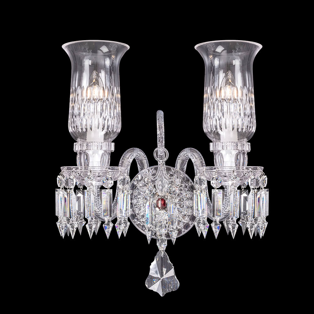 Elegance Crystal Cup Baccarat Wall Sconce