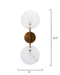 Alabaster Oracle Wall Sconce
