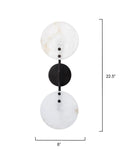 Alabaster Oracle Wall Sconce