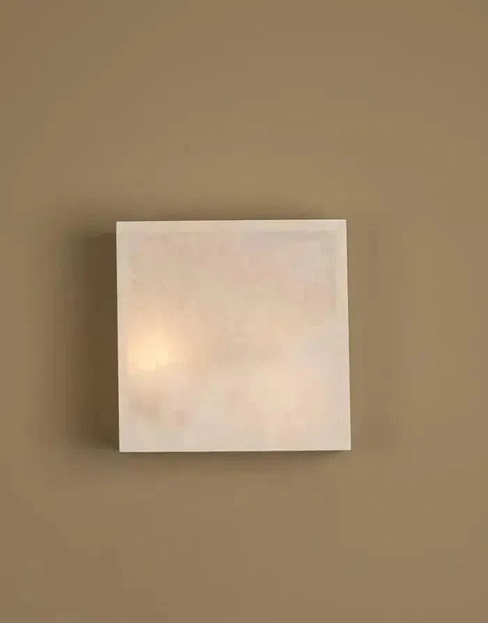 White Alabaster Wall Sconce