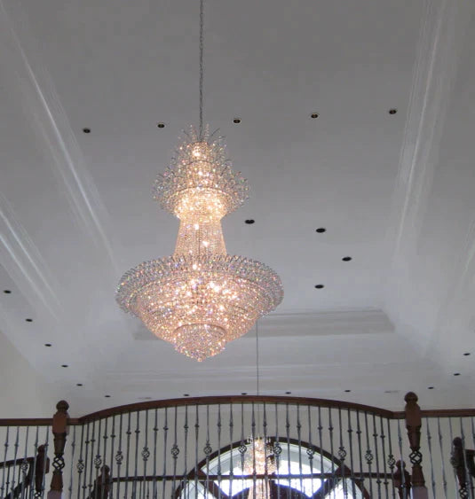 Empire Extra Large French Classic Multi-tiered Crystal Chandelier