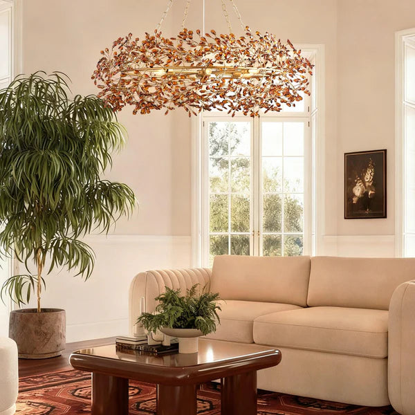 Fiore Crown Chandelier 39''48''60''-Fanci Lamps