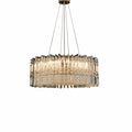 Stylish Round Crystal Chandelier Modern Ceiling Pendant Light For Living Room/ Bedroom