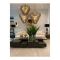 Eichholtz Verbier 16 Light Chandelier: Elegant Modern Classic, Dimmable, Crystal Accents