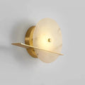 Alabaster Round Wall Sconce Lighting