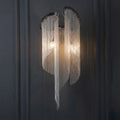 Flavio Modern Aluminum Chain Tassel Wall Sconce Wall Sconce J-CHANDELIER