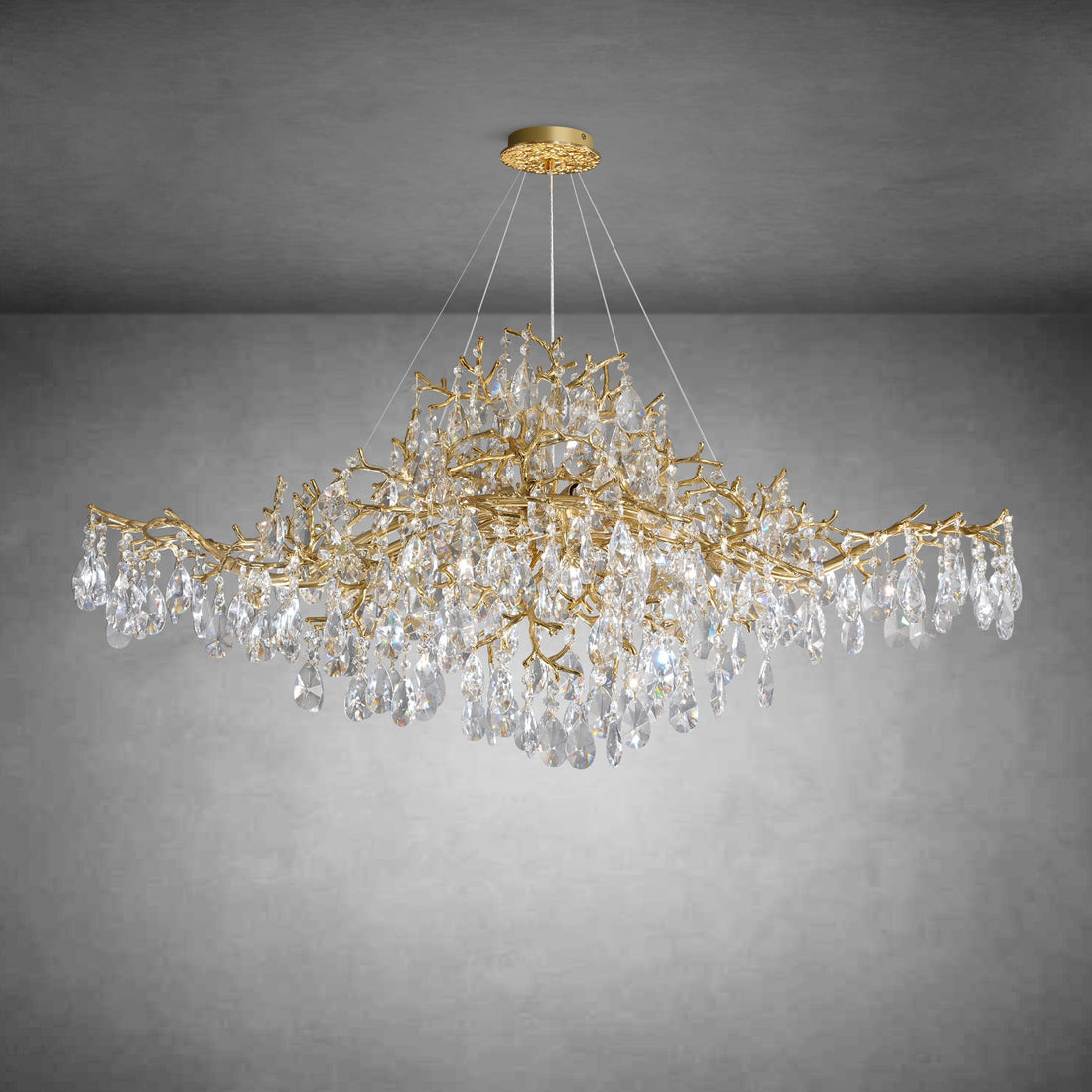 Modern Tree Crystal Chandelier
