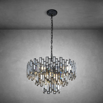 Modern Round K9 Crystal Chandelier
