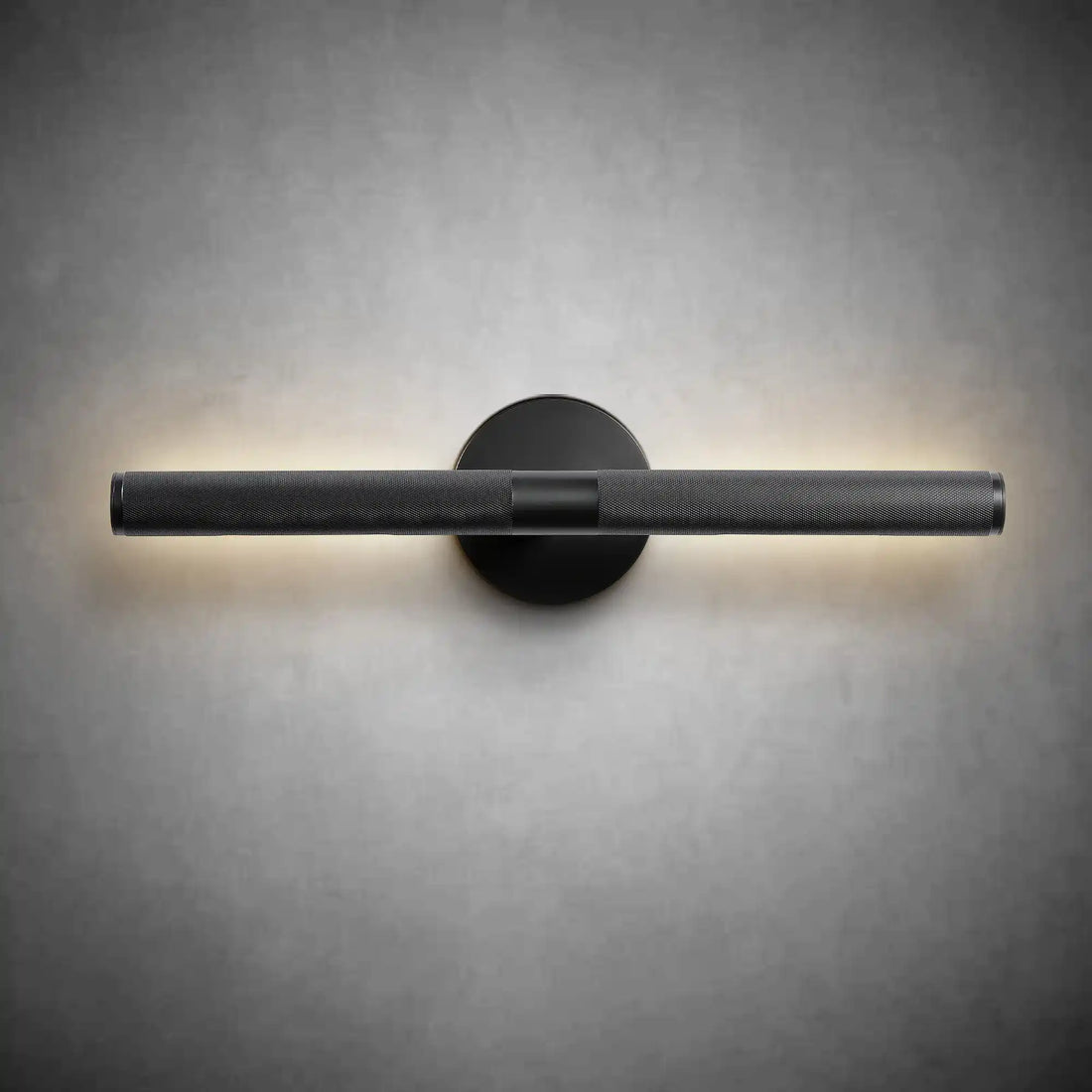Black Copper Bathroom Wall Sconce Light with 360° Rotatable Shade