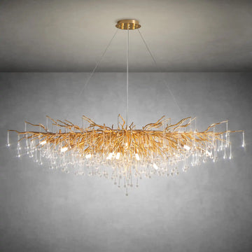 63" Modern Crystal Tree Branch Chandelier with 15 Lights