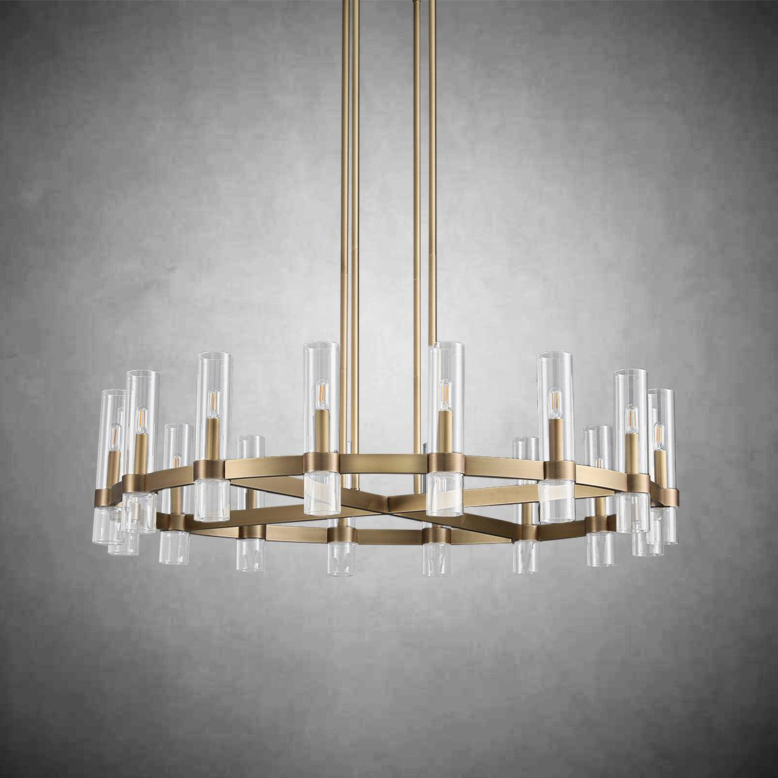 Raveller Glass Round Chandelier 48"