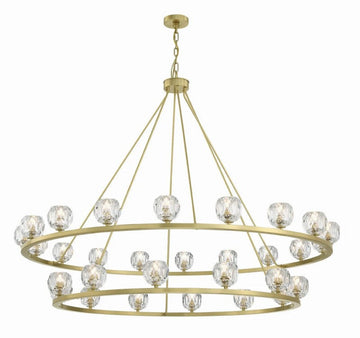 Agron 30 Light Crystal Chandelier