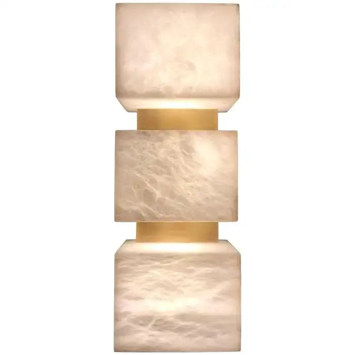 Alabaster Cubes Wall Sconce  Kevin Studio