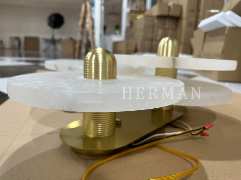 Alabaster Flush mount - 3 Surface