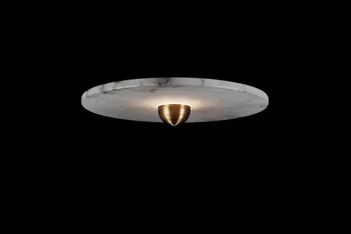 Alabaster Flush mount 11''D