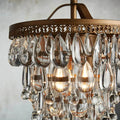 Anabella Round Chandelier 17''23''H-Fanci Lamps