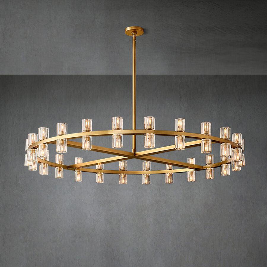 Arcochen Crystal Round Chandelier 48"