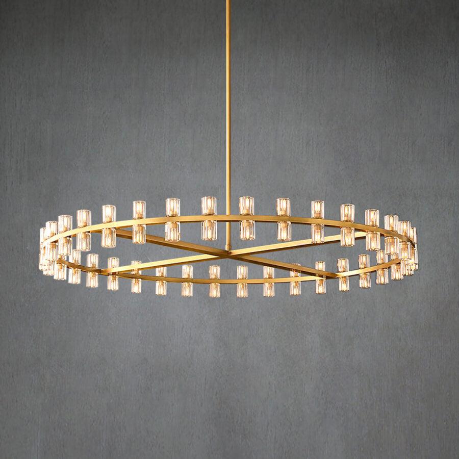 Arcochen Crystal Round Chandelier 60"