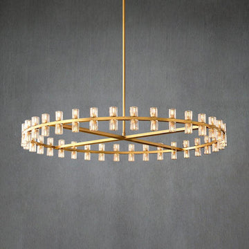 Arcochen Crystal Round Chandelier 60"