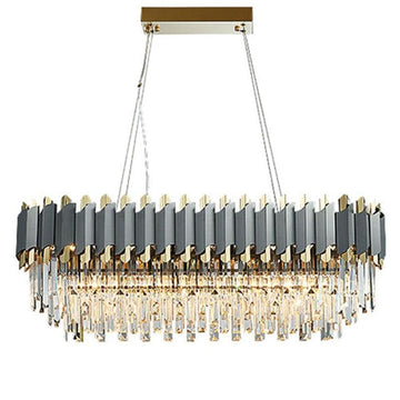 Fanci Bobon Flavian Rectangular Crystal Chandelier