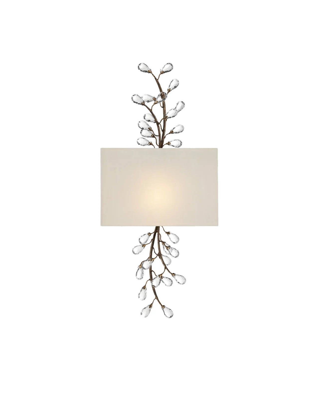 Crystal Bud Tall Wall Sconce