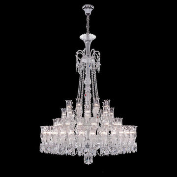 Baccarat Large Entrance Crystal Chandelier