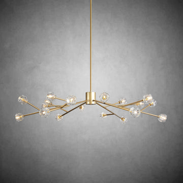 Bille De Crystal Glass Round Chandelier 24"36"48"60"72"