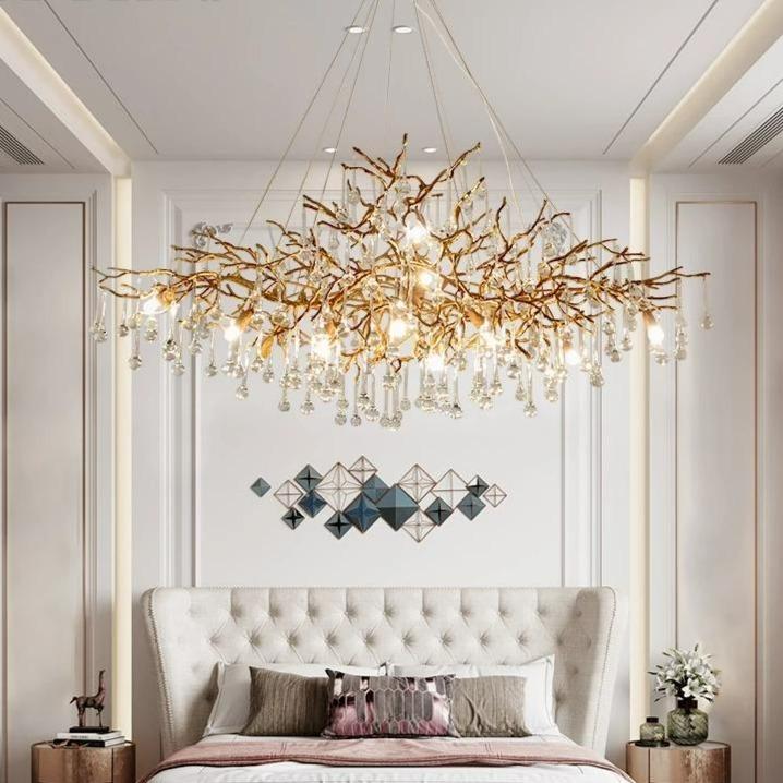 Fanci Doris Branch Crystal Chandelier Light