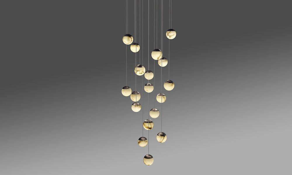 Calli 18 alabaster pendant