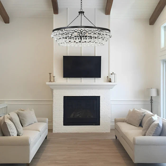 Cally 6 Light Chandelier 35"