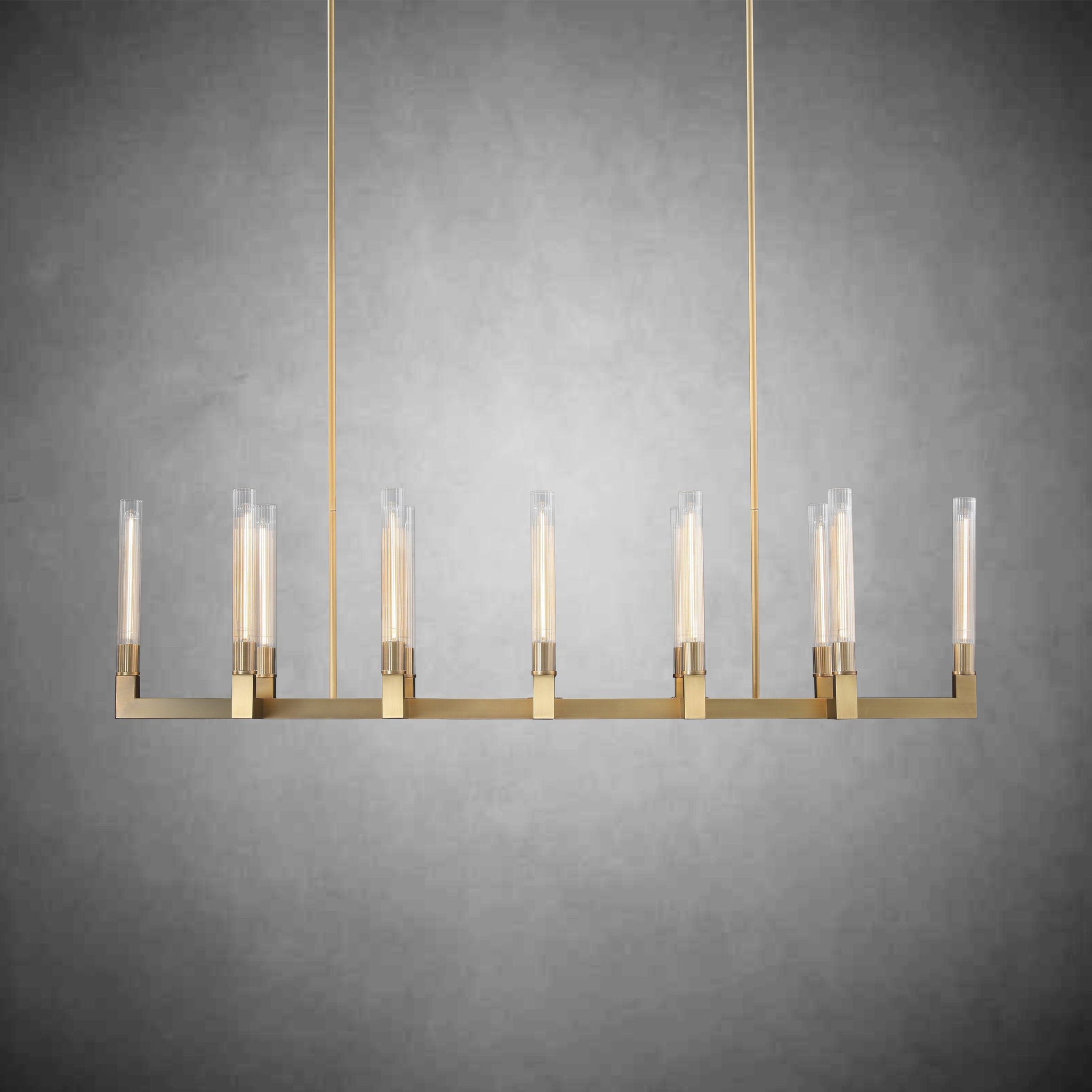 Cannelo Linear Chandelier 54''66"