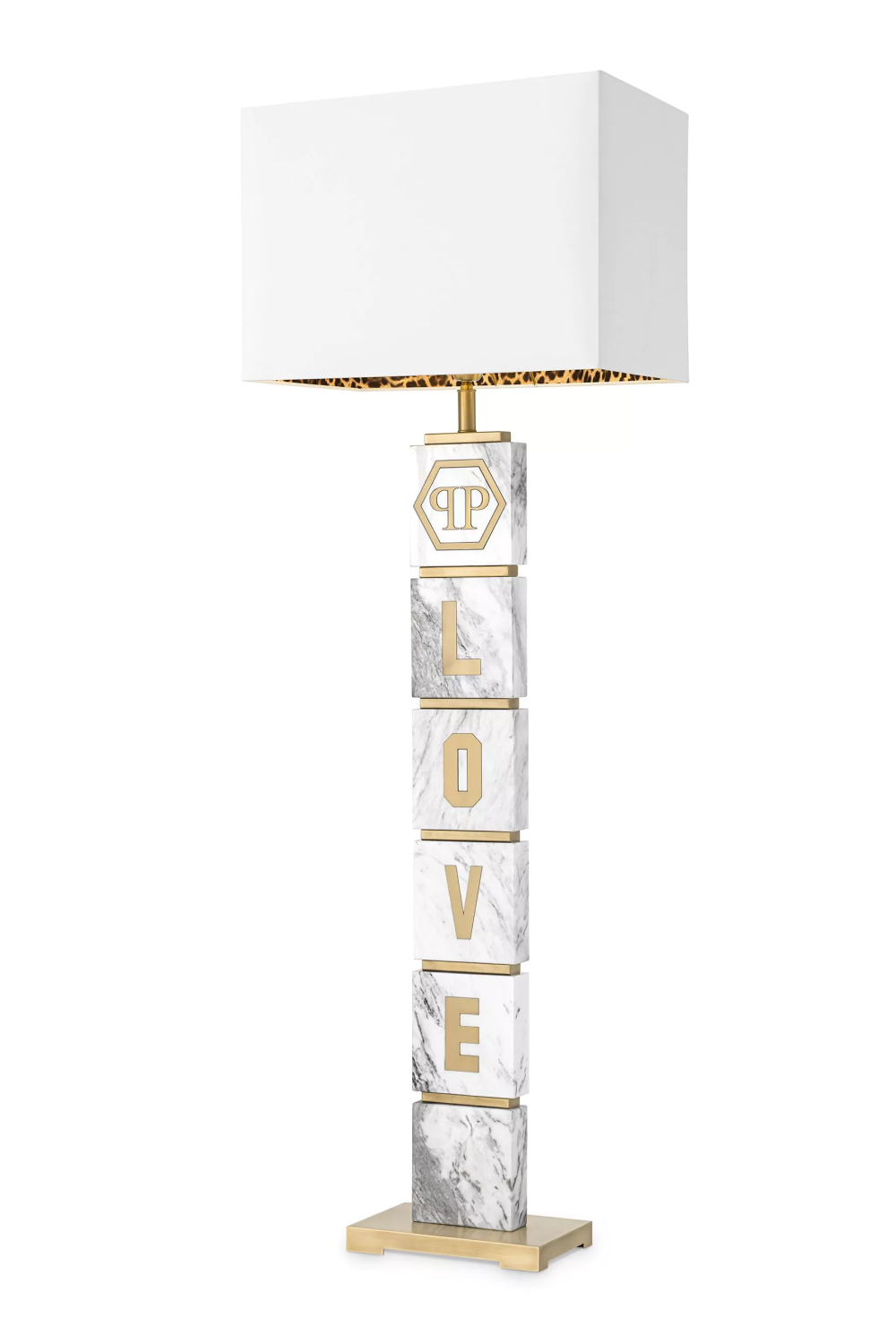 Carved Marble Floor lamp | Philipp Plein King | Oroatrade.com