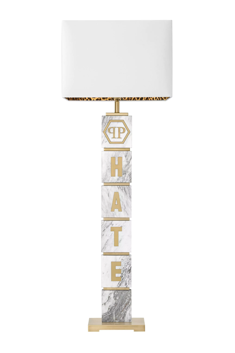 Carved Marble Floor lamp | Philipp Plein King | Oroatrade.com