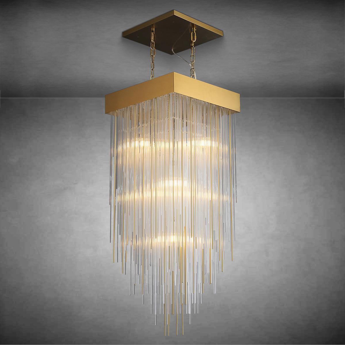 Casca Square Chandelier 30"