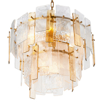 Eichholtz USA Chandelier Cassiano Structure Glass