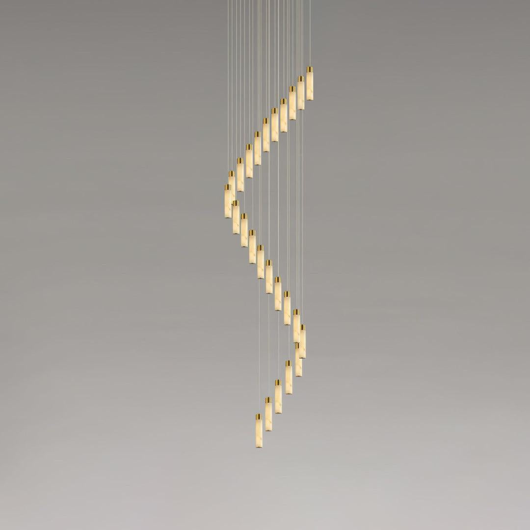 Celestial Alabaster Cascade Chandelier