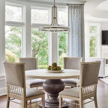 Clover 8 and 12 Light Crystal Chandelier 22'' 28''D