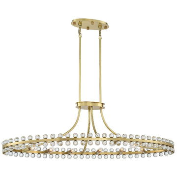 Clover Crystal Light Chandelier 45''W