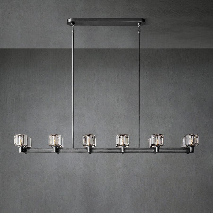 Demaket Double Linear Chandelier 54"72''