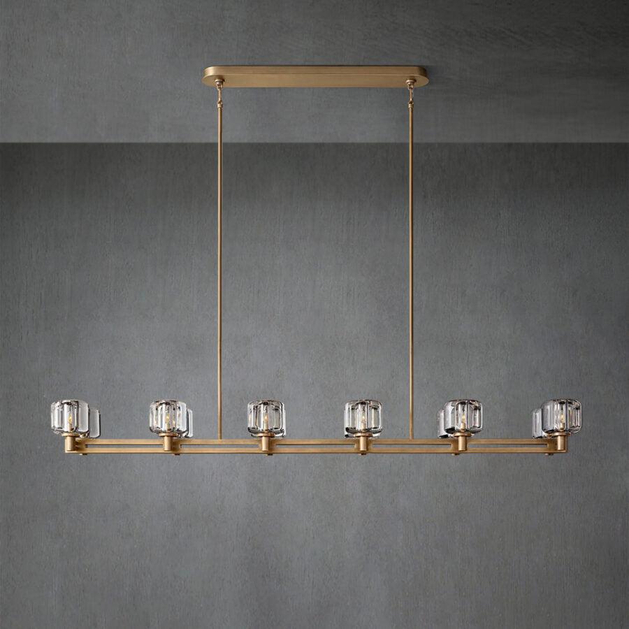 Demaket Double Linear Chandelier 54"72''