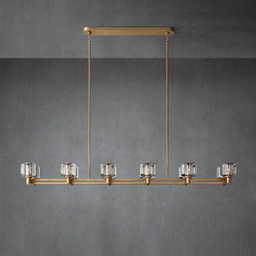 Demaket Double Linear Chandelier 54"72''