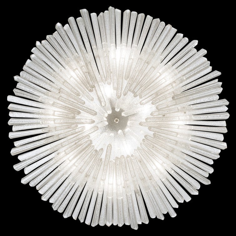 Diamantina 32" Round Chandelier, 8-Light Crystal Chandelier, Elegant Luxury Lighting