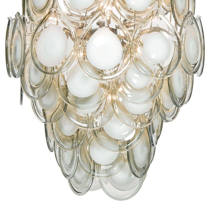 Regina Andrew Diva Chandelier: Modern Glamour, Gray Finish for Elegant Interiors