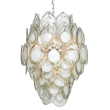Regina Andrew Diva Chandelier: Modern Glamour, Gray Finish for Elegant Interiors