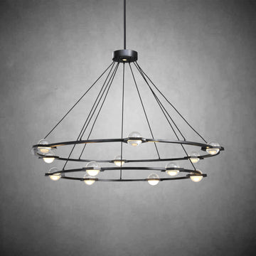 Eclatact 2-Tier Round Chandelier 48'' 60"